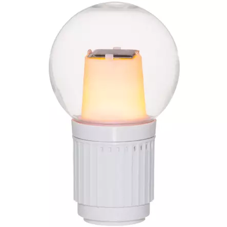 Kelluva led valo liekkiefektillä, lämmin valkoinen - Aurinkokennovalaisimet - 6410416388656 - 2