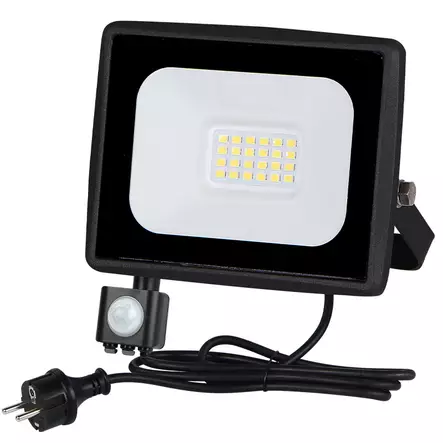 Valonheitin liiketunnistimella led energie pure 20w 1800lm pir 4000k ip43 - Valonheittimet ja työvalaisimet - 6418536030776 - 1