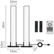 Led tornit 2kpl mitat ja kaukosäädin - Led-nauhat ja led-listat - 6418536034866 - 3