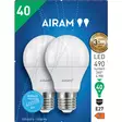 Airam vakiolamppu 2 kpl - E27 lamput - 6435200310866 - 2