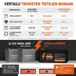 Tehokas 24v lifepo akku matkailuautoon - LifePO4-akut - 6438471352016 - 4