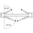 Autonostin 2 pilari 5t korkea mittakuva - Nostimet ja nostosylinterit - 002966 - 3