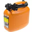 Bensakanisteri 5L oranssi PLASTEX - Polttoainesäiliöt ja kanisterit - 6416061400316 - 1