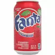 Fanta mansikka 355 ml mansikanmakuinen virvoitusjuoma - Virvoitusjuomat - 6430054081016 - 1