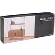Metalli mdf hyllykkö 105cm korkea - Seinähyllyt ja hyllyköt - 8721037532556 - 3