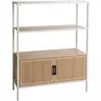 Hyllykkö aveno 33x83x105cm metallirunko - Seinähyllyt ja hyllyköt - 8721037532556 - 1