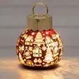 Joulupallo led valoilla lahjat - Pöytävalokoristeet - 6410416504186 - 2