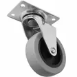 Kääntyvä kalustepyörä 75mm kumirenkaalla - Kalustepyörät - 6414675027936 - 2