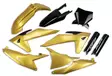 Katesarja UFO 6-osaa KTM SX/SXF 23-24 Gold/Black - Motocrosspyörien katesarjat - 8052135505846 - 1