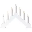 Valkoinen Led kynttelikkö puinen - Kyntteliköt - 6438168110066 - 2
