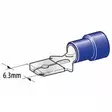 urospuoleinen lattaliitin 6,3mm 10kpl sininen - Abikot - 6438255200076 - 2