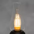 Musta öljylamppujäljitelmä led valolla - Led-lyhdyt - 6410416573496 - 3