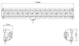 Led työvalopaneeli 336W Kinwons Flood - Työvalot - 109-85336 - 3