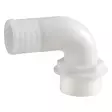 valkoinen letkuliitin vesisäiliöön 4x38mm 90 asteen kulma - Veneen läpiviennit ja putkiosat - 8033137157516 - 1