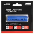 Ladattava 18650 litium-akku - Ladattavat paristot ja akut - 6430074693886 - 1