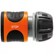 Gardena ogs sulkuliitin 13 15mm etunäkymä, power grip mutteri näkyvissä - Vesiletkuliittimet - 4078500011396 - 1