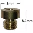 Pääsuutin # 72 pyöreä 6mm - Crossin ja mopon suuttimet - 4250362475336 - 2