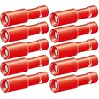 pyöröliitin naaras 4mm 10kpl punainen - Abikot - 6438255200106 - 1