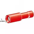 punaiset pyöröliittimet 4mm 10kpl autoline - Abikot - 6438255200106 - 2