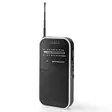 Kannettava musta fm radio antennilla - Stereot ja kelloradiot - 5412810329526 - 6