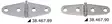 S.S Sarana 101x27 mm - Veneen saranat ja kiinnityslevyt - 8033137005466 - 1