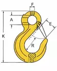 Salpakoukku nostokoukku - Vanttikiristimet, koukut ja pylpyrät - 7393347600266 - 4