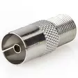Satelliitti ja antenni sovitin f naaras iec koaksaali - HDMI-, USB- ja datakaapelit - 5412810319916 - 1