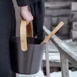 Rento 5 litran saunakiulu kantokahvalla tummanruskea - Saunakiulut, kauhat ja kiuaskivet - 6410412067456 - 3