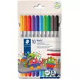 Staedtler noris 320 kaksipäiset huopakynät 10 kpl - Tussit, kynät ja kynäharpit - 4007817164426 - 1