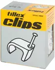 Tillex naulakiinnike 5x8 C V2x25 100kpl - Johdonsuojat ja johdon kiinnitystarvike - 5701925103276 - 1