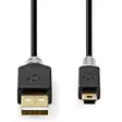 USB Mini-B 5 pin kaapeli - HDMI-, USB- ja datakaapelit - 5412810263486 - 2
