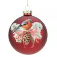 Joulukuusenkoriste punatulkku lintu kuusenkoriste - Kuusenkoristeet - 6412740131496 - 1