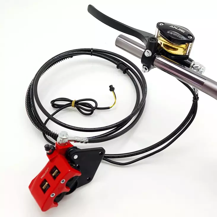 S=C3=A4hk=C3=B6skootterin takajarruj=C3=A4rjestelm=C3=A4 vasen taka - Sähköskootterin varaosat - 6438471017656 - 1