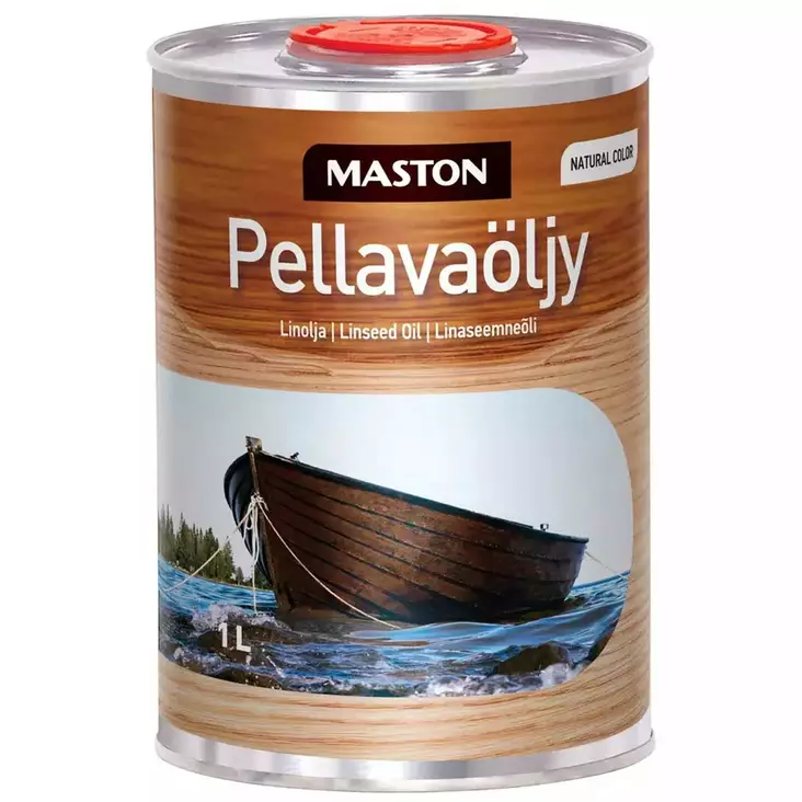 Maston pellavaöljy - Puuöljyt ja suoja-aineet - 6412490048006 - 1