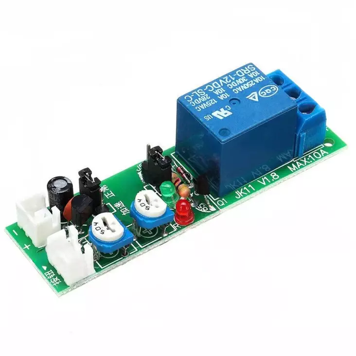 Ajastinrele dc 12v 1s 15min - 12V sähkötarvikkeet - 6438471273946 - 1