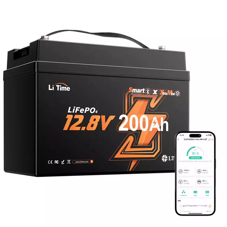 Tehokas 200ah lifepo akku asuntoauton penkin alle - LifePO4-akut - 6438471351996 - 1