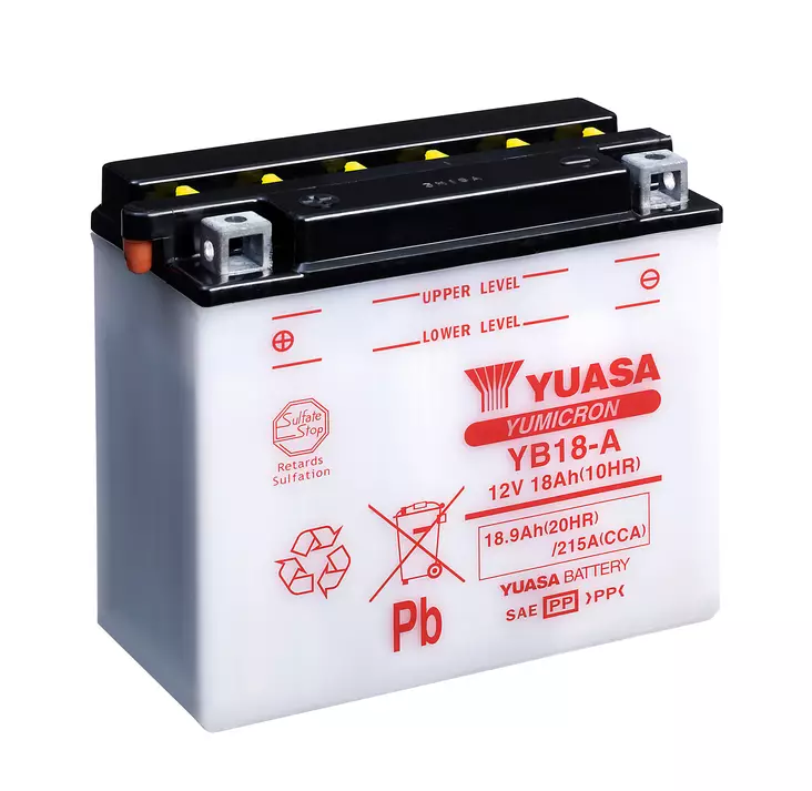 Akku Yuasa YB18-A (dc) 18Ah - Pienkoneakut 10-30Ah - 5050694005596 - 2