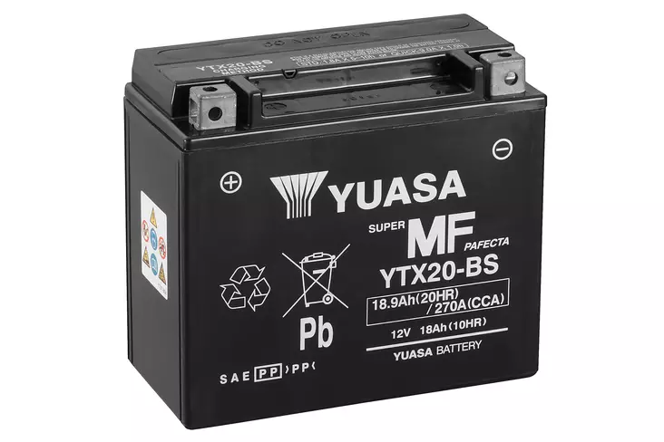 Akku Yuasa YTX20-BS (cp) 12V 18Ah 270A - Pienkoneakut 10-30Ah - 6438471275926 - 2