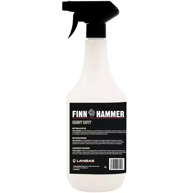 betoniliuotin 1L finn hammer - Autoshampoot ja pesuaineet - 6430046460416 - 1