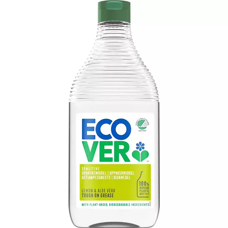 Ecover sitruuna & aloe vera astianpesuneste 450ml pullo - Astianpesuaineet - 5412533417616 - 1