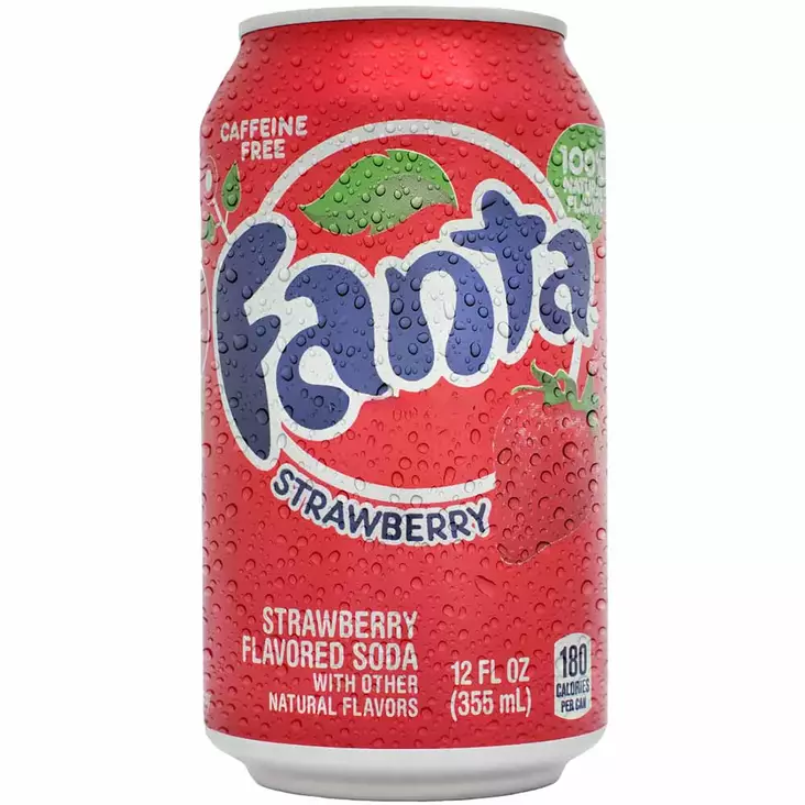 Fanta mansikka 355 ml mansikanmakuinen virvoitusjuoma - Virvoitusjuomat - 6430054081016 - 1