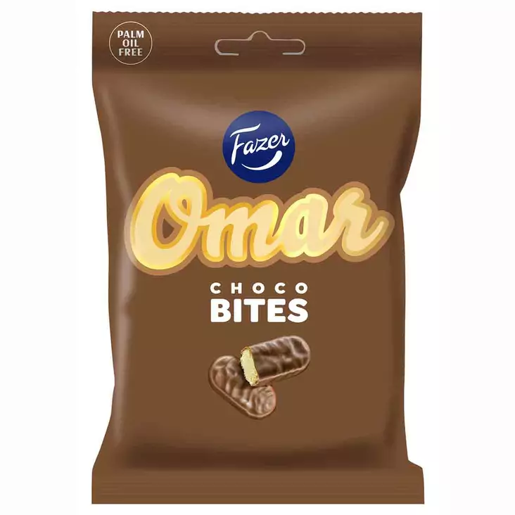 Omar choco bites karkkipussi 120g - Karkkipussit  - 6416453032026 - 1