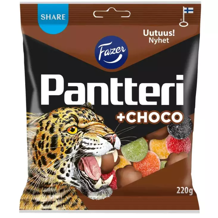 Pantteri choco - Karkkipussit - 6416453049406 - 1