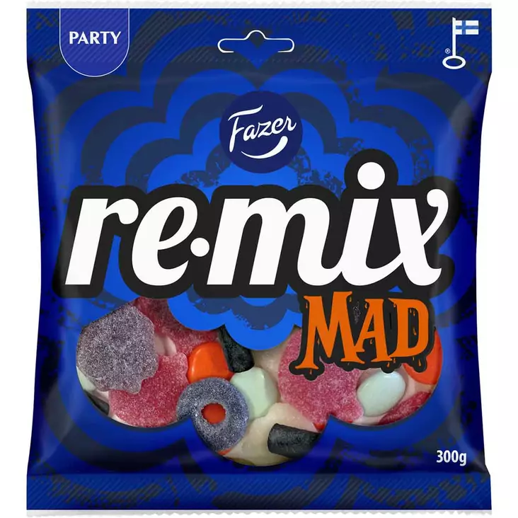 Fazer remix mad makeispussi 350 g - Karkkipussit - 6416453051126 - 1