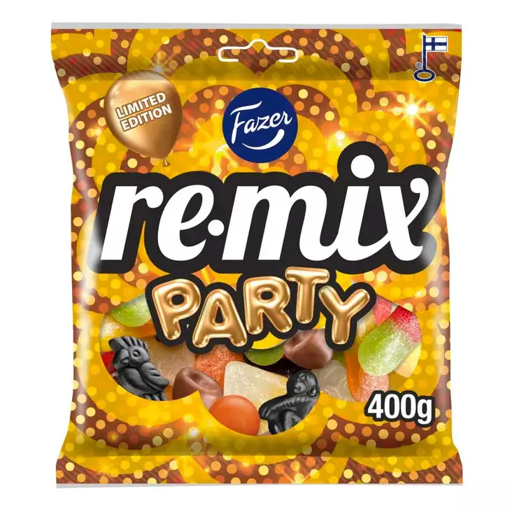 Fazer remix party mix karkkipussi 400 g - Karkkipussit  - 6416453048966 - 1