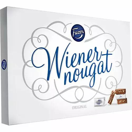 Fazer Wienernougat 210g suklaarasia - Suklaalevyt ja konvehdit - 6416453424586 - 1