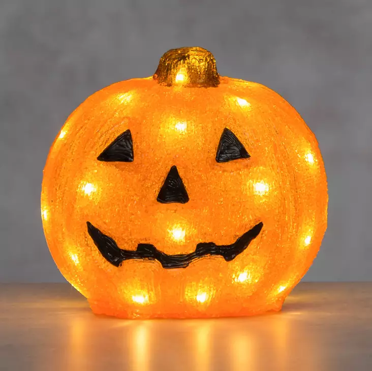 Halloween led kurpitsa finnlumor - Koriste-esineet - 6410416313276 - 1