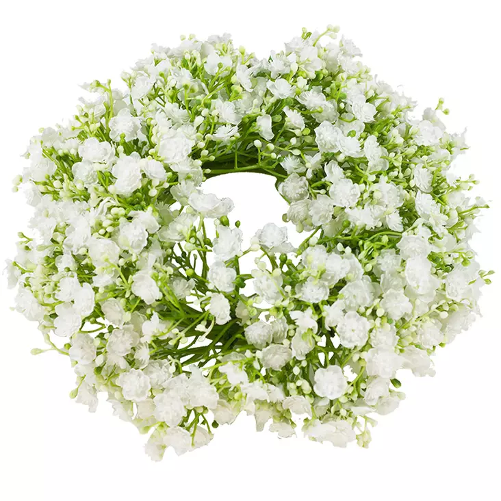 Harsokranssi valkoinen 22 cm - Kranssit ja mansetit - 6416906884226 - 1