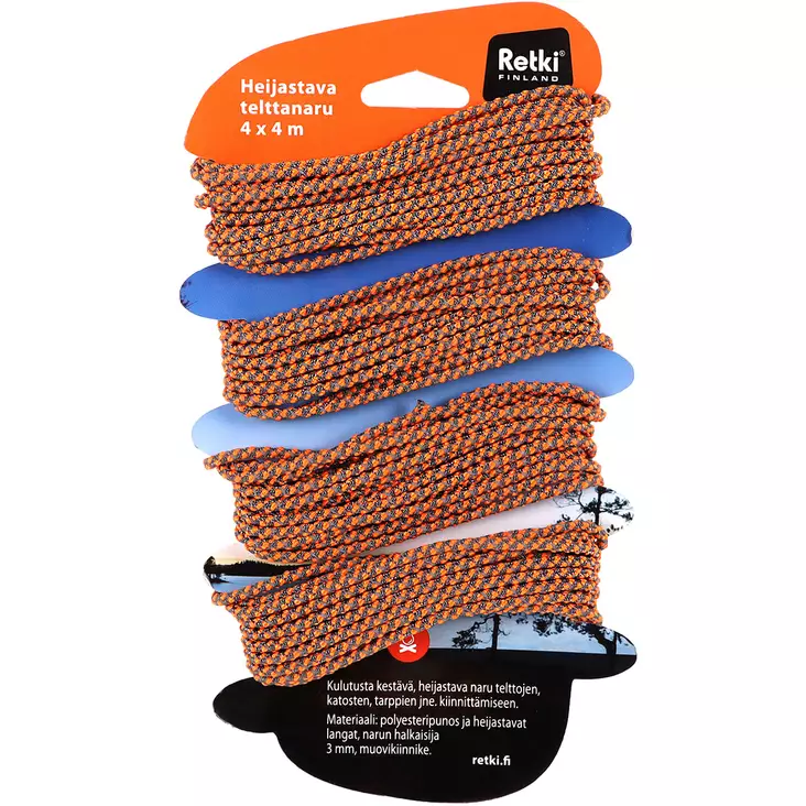 Telttanaru retki heijastava 4 kpl - Retkeilyvarusteet - 6418536023556 - 1