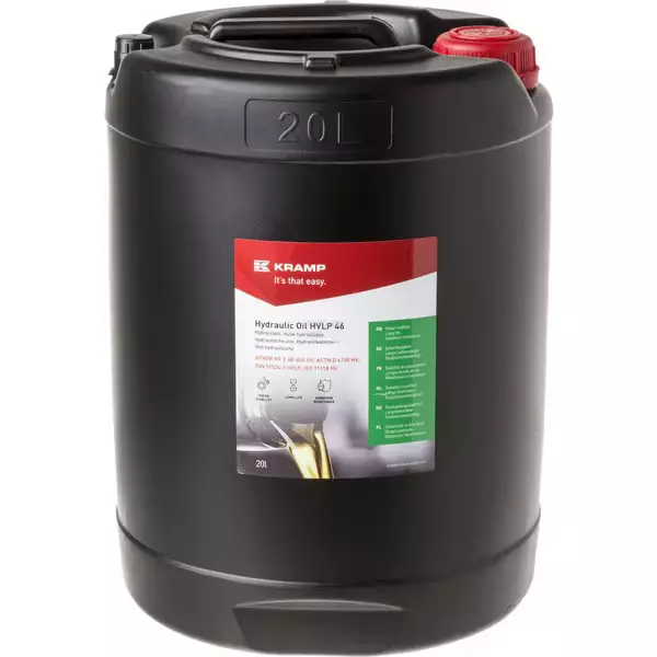 Hydrauliikkaöljy hvlp46 20l - Auton muut öljyt ja lisäaineet - 8719607322386 - 1